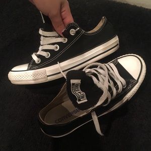 Converse Shoes - Low Black Converse “Chuck Taylor” Converse Shoes - Low Black Converse “Chuck Taylor”